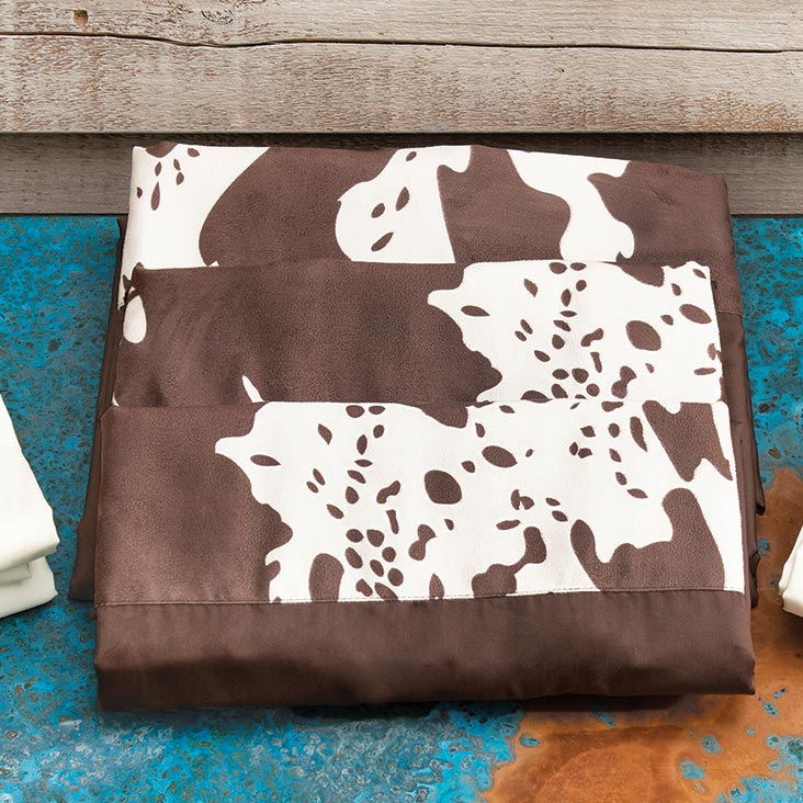 Chocolate Cowhide Sheet Sets
