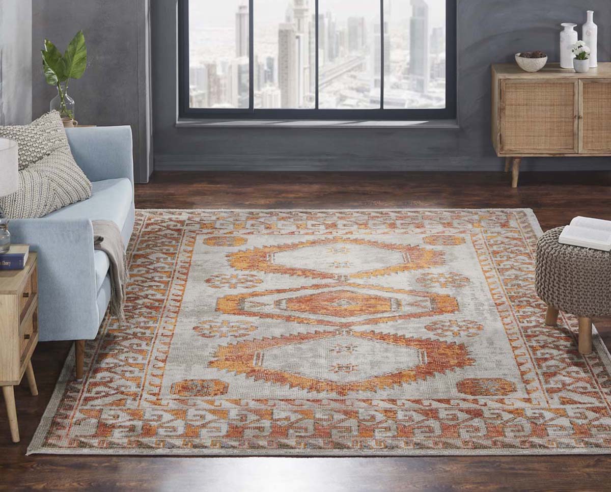 Saffron Oasis Rug Collection