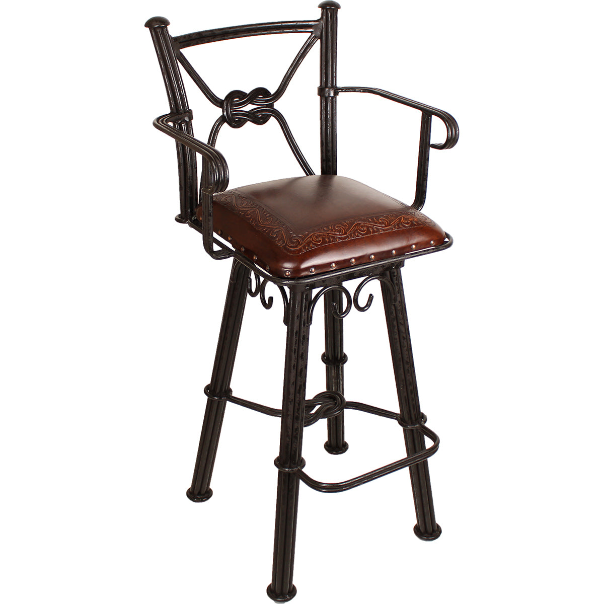 Coronado Swivel Barstools with Arms