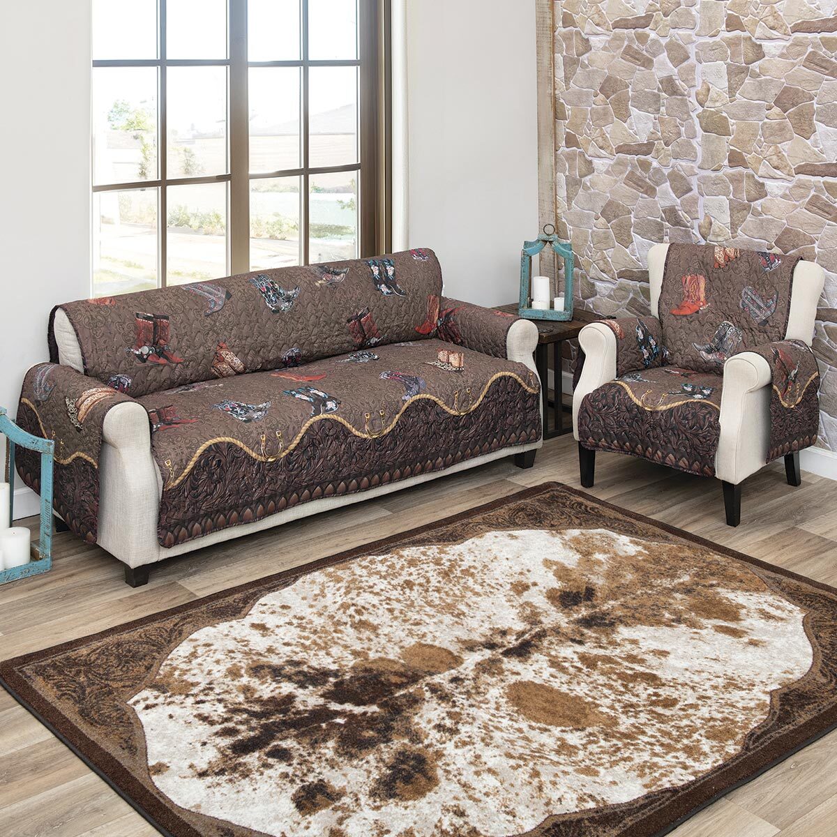 Boots & Spurs Furniture Covers - CLEARANCE