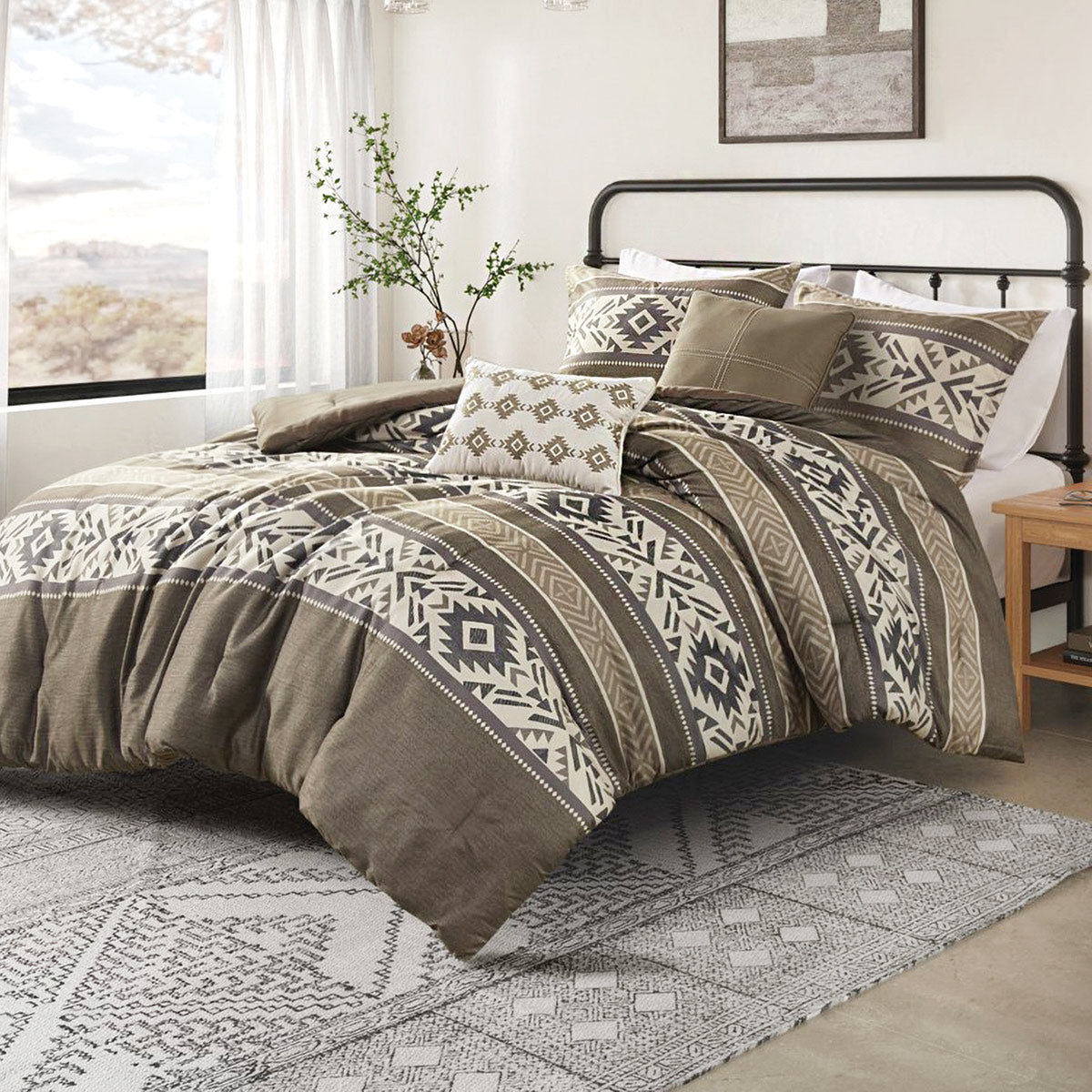 Sierra Canyon Comforter Bedding Collection - 5pcs