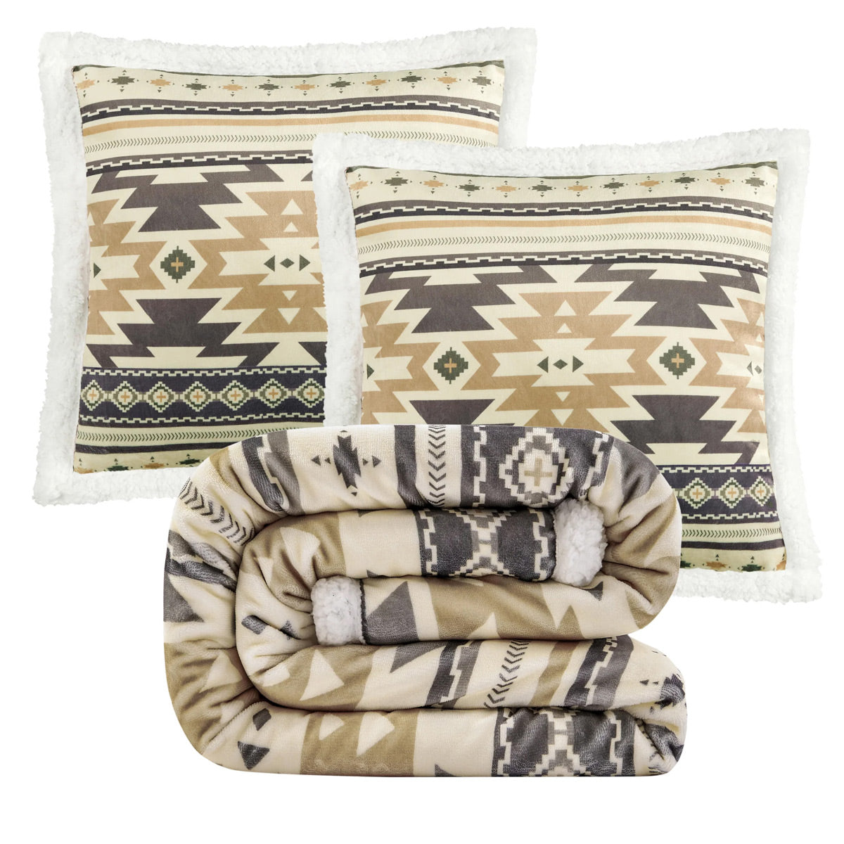 Diamond Haze Pillow & Throw