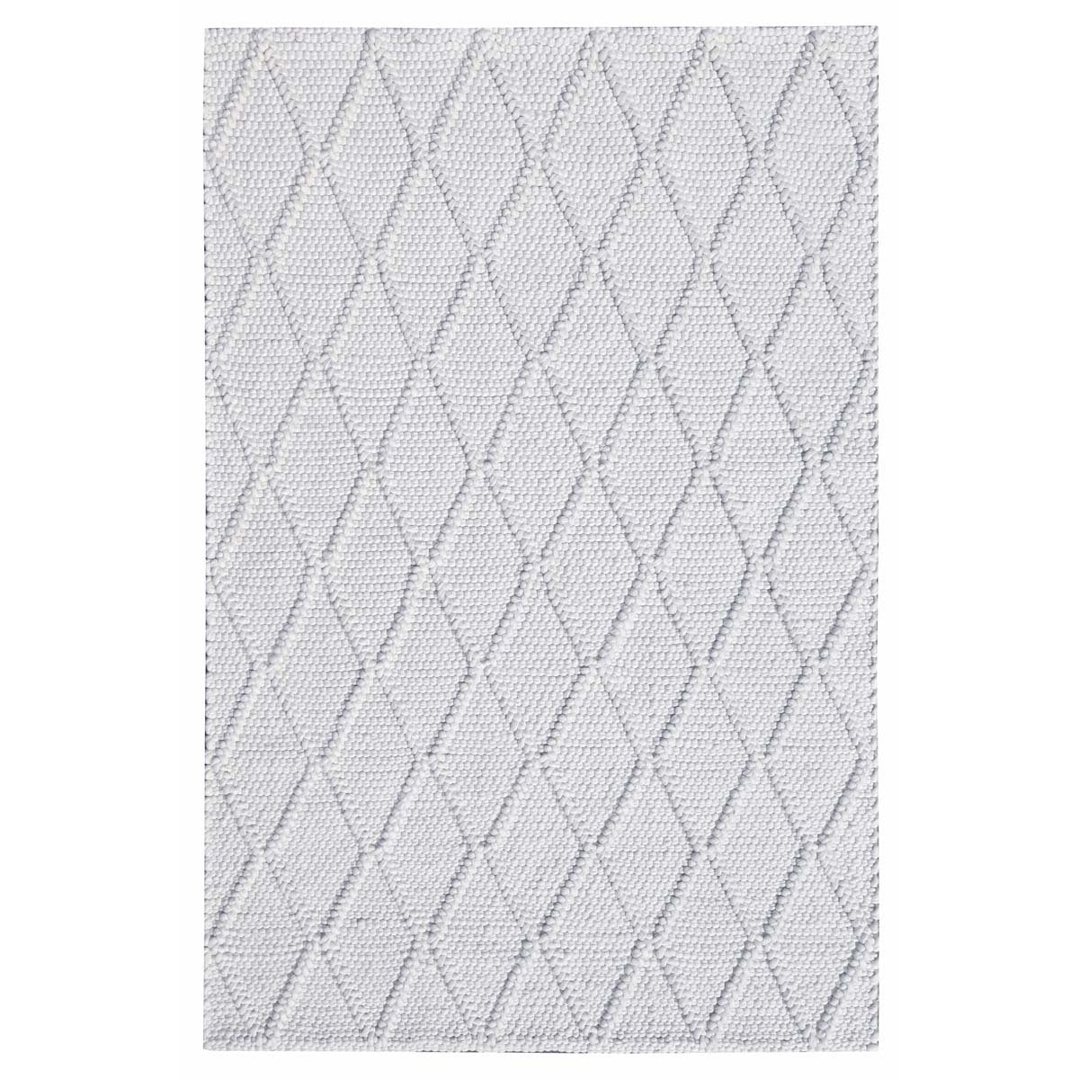 White Rhombus Rug Collection