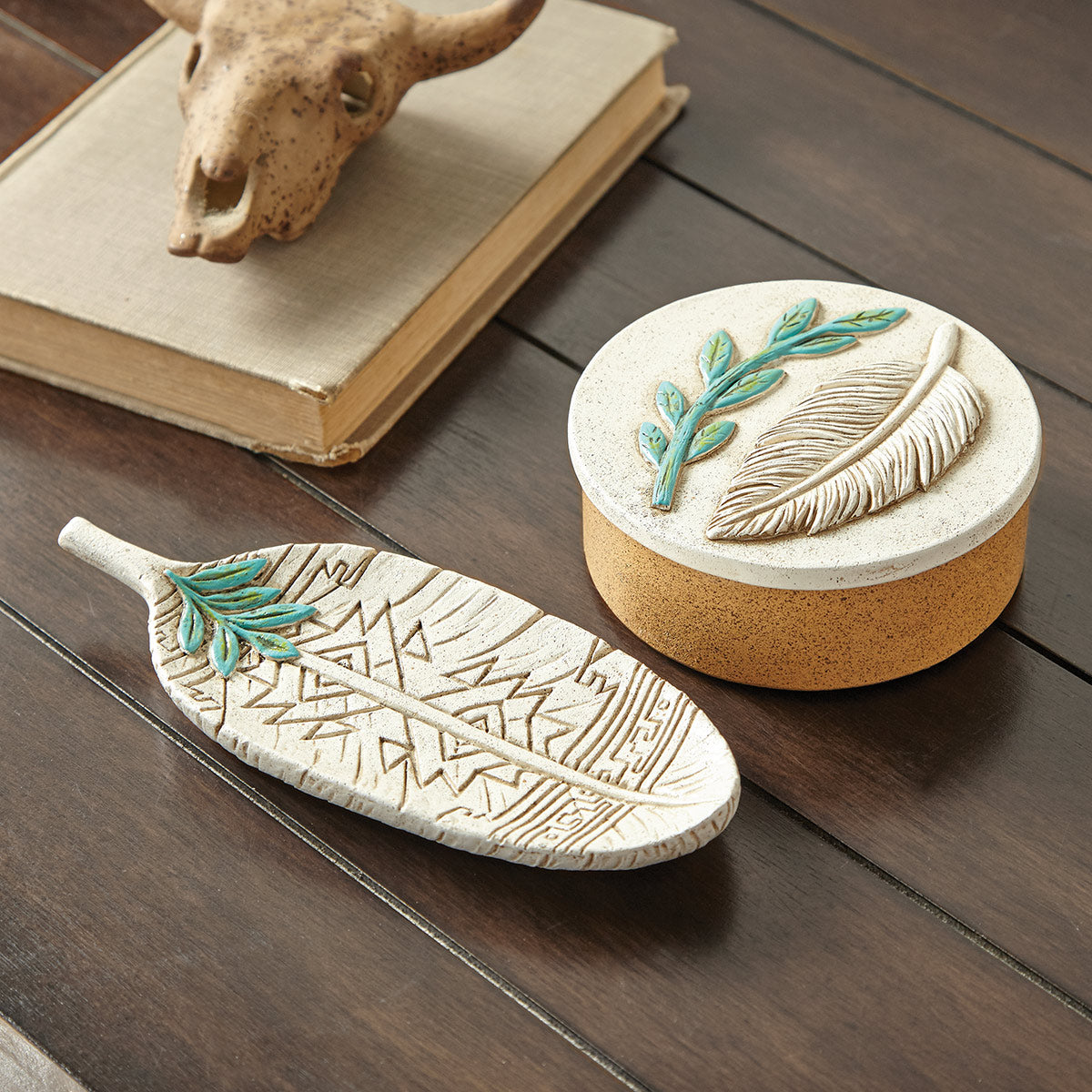 Sage & Sky Keepsake Box & Tray