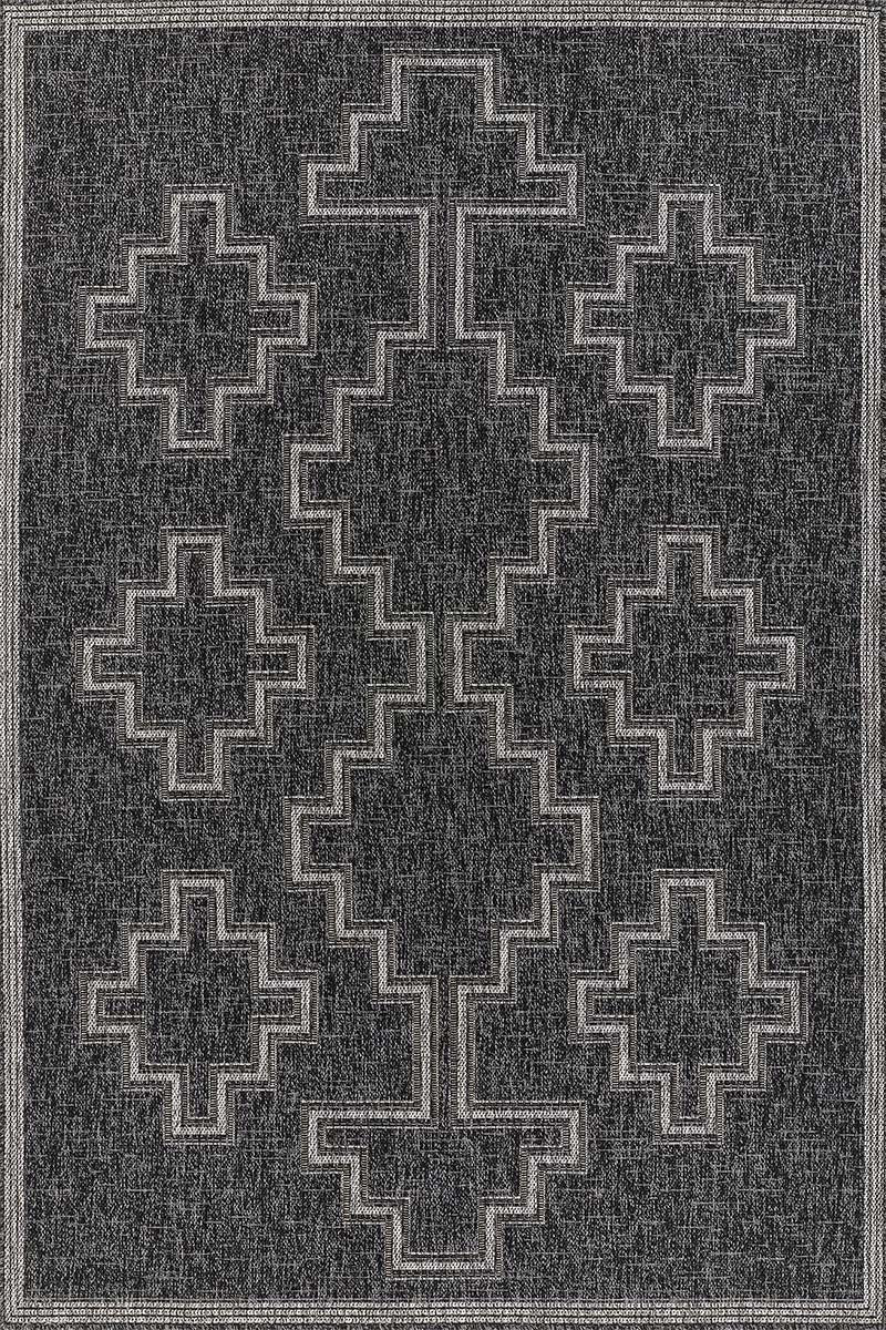 Kachina Charcoal Indoor/Outdoor Rug Collection