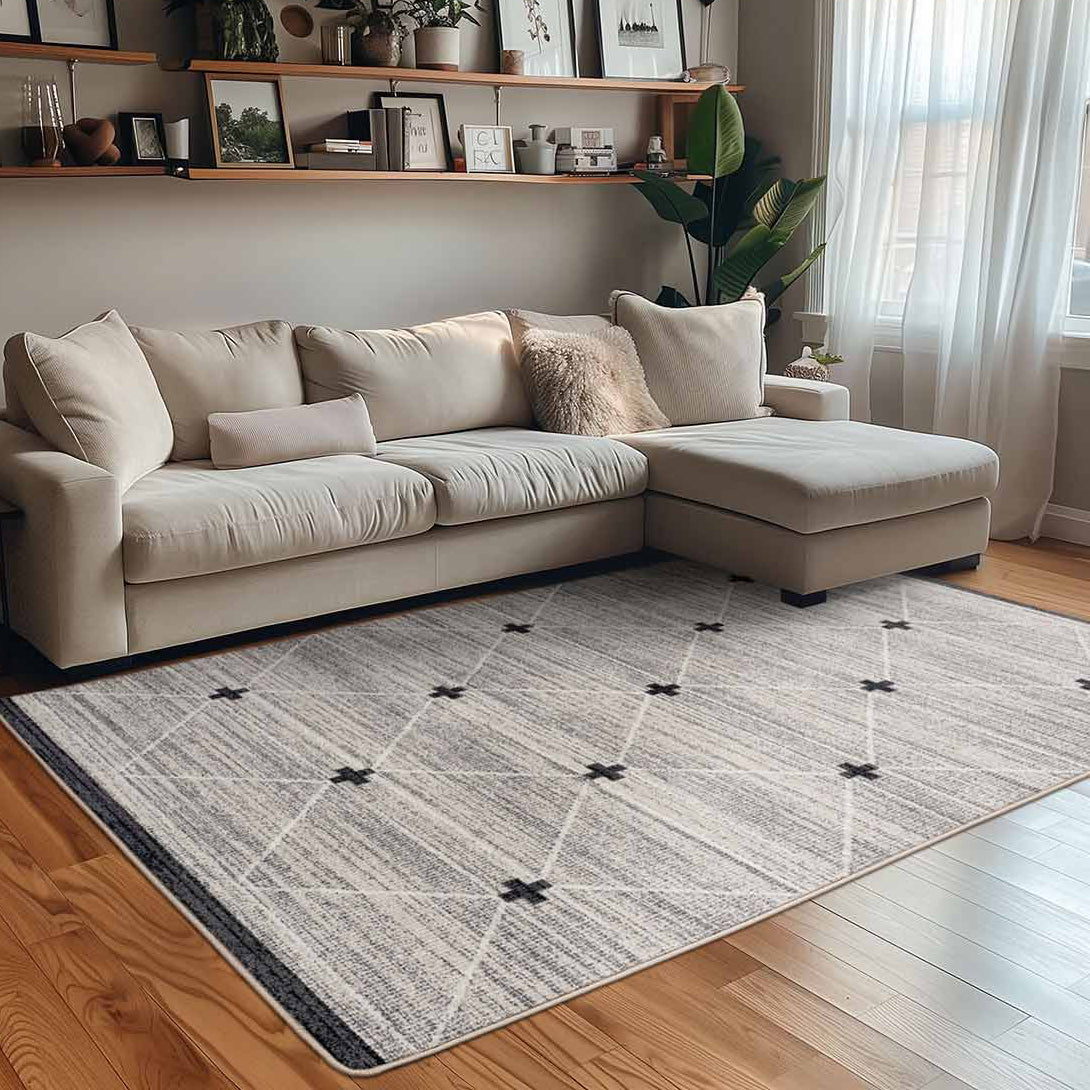 Crosspoint Gray Rug Collection