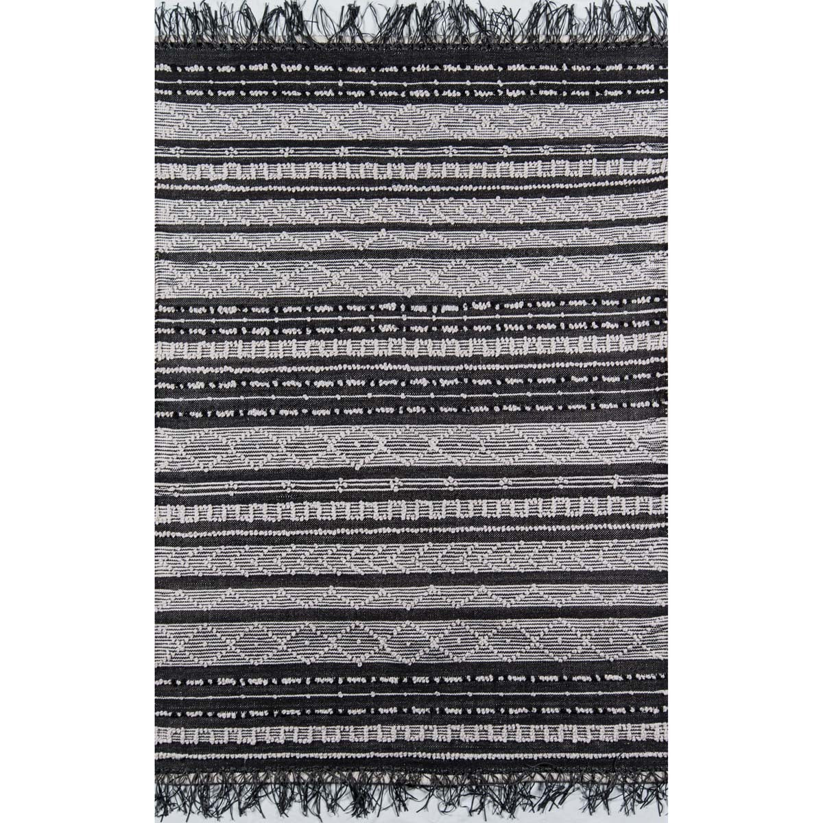 Terra Trail Black Indoor/Outdoor Rug Collection