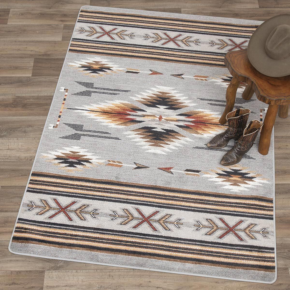 Diamond Desert Gray Rug Collection