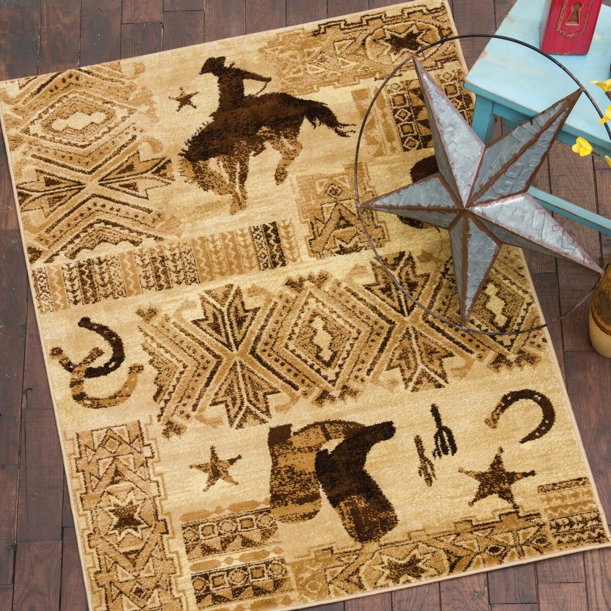 Western Cowboy Rug Collection