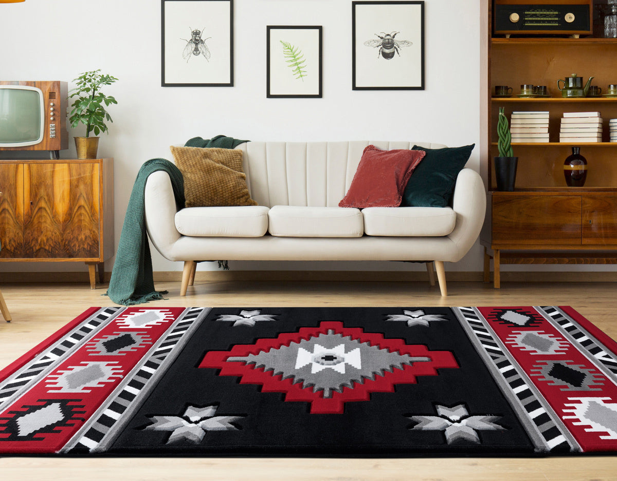Star Vision Red Rug Collection