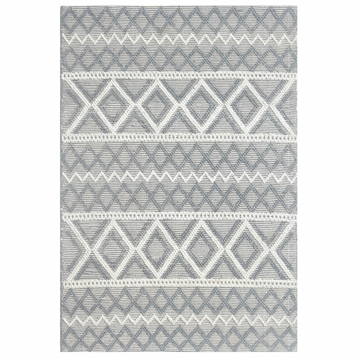 Gray Dancing Diamonds Rug Collection