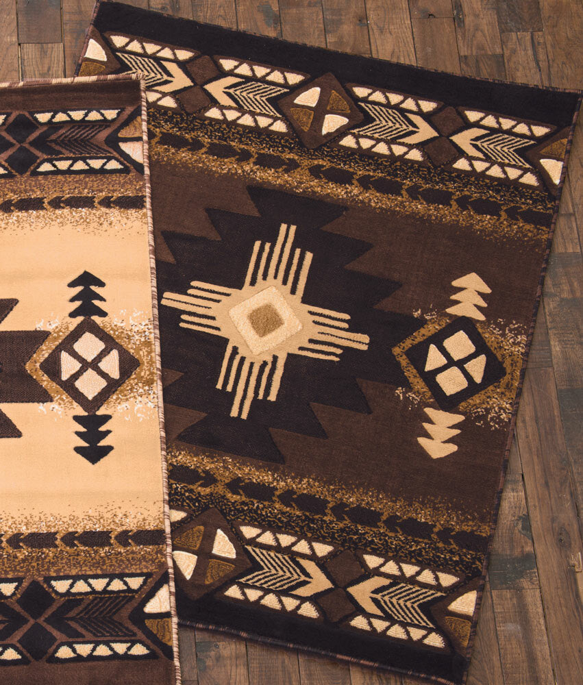 Desert Sun Chocolate Rug Collection