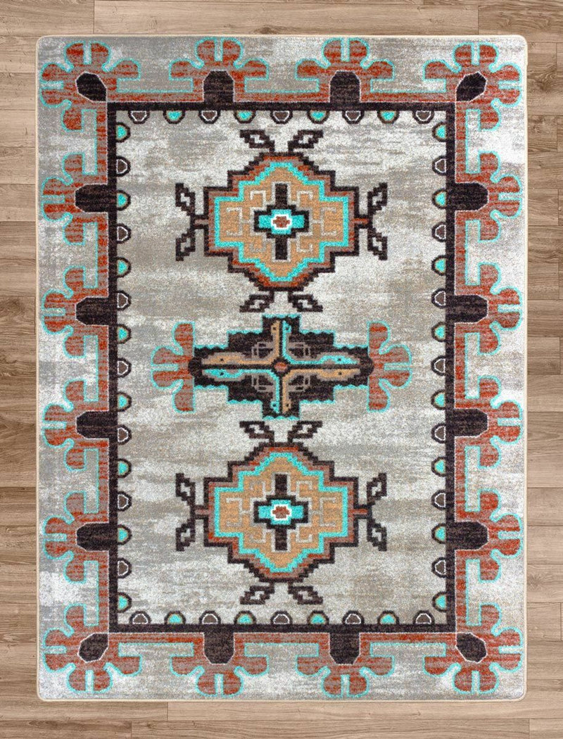 Southwestern Rugs | Bozeman Turquoise Rug Collection | Lone Star ...