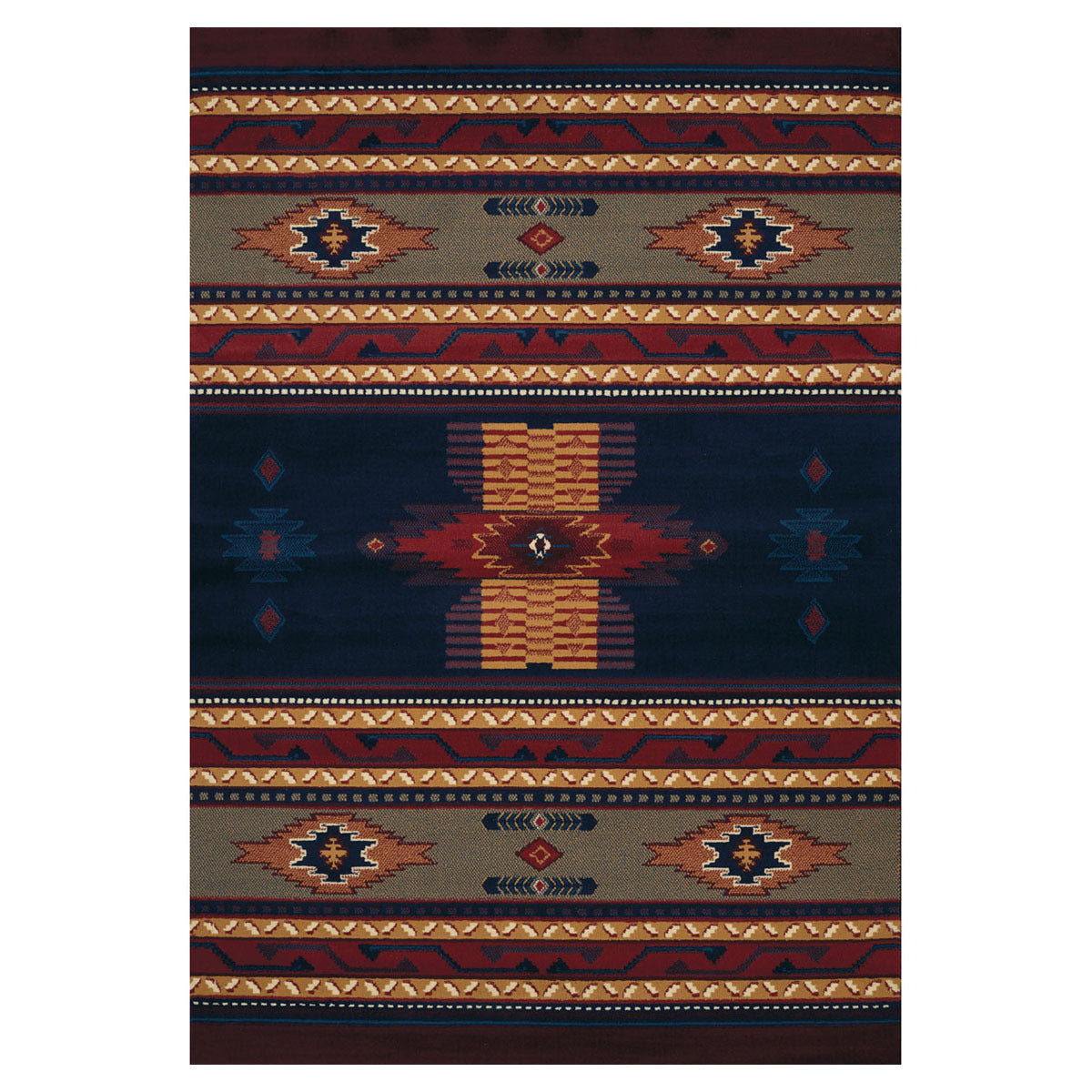 Phoenix Navy Rug Collection
