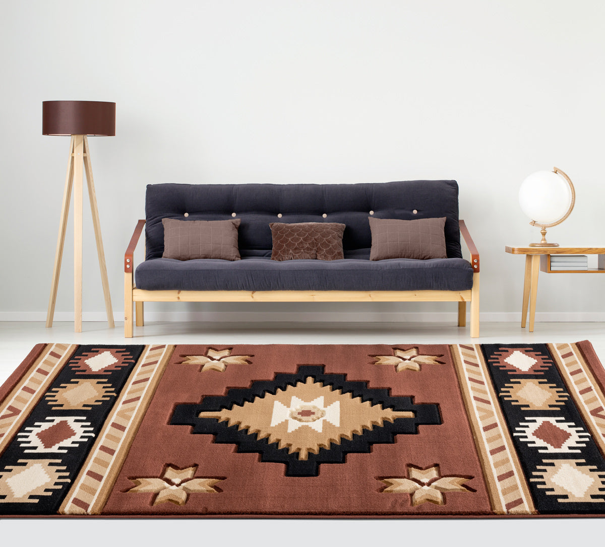 Star Vision Brown Rug Collection