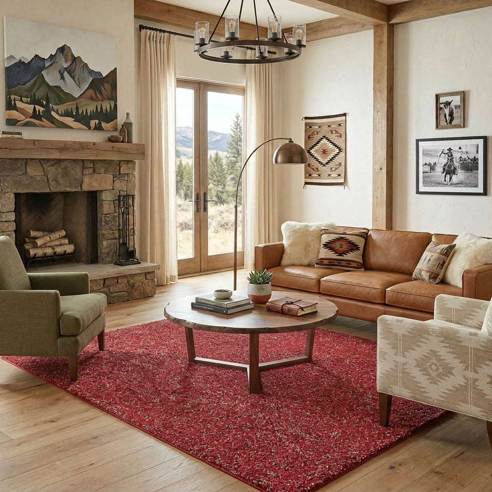 Baxter Red Rug Collection