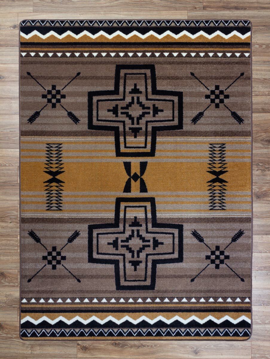 Arrow Path Gold Rug Collection