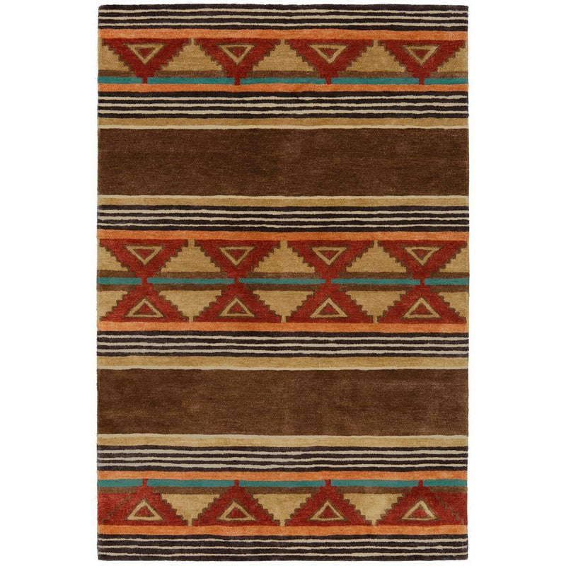 Taos Brown Rug Collection