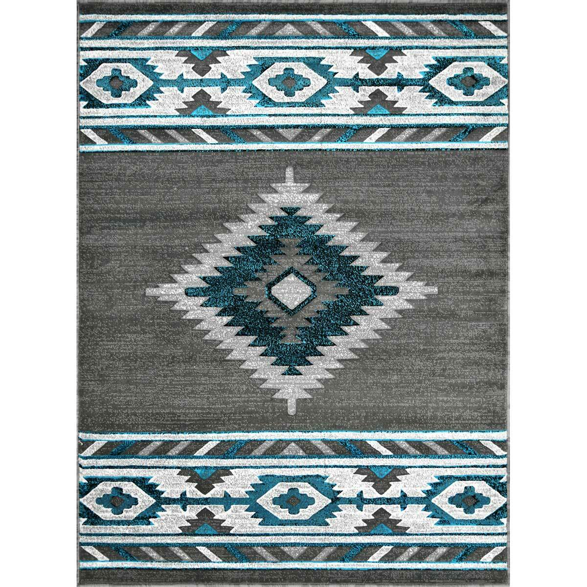 Hacienda Graphite Rug Collection