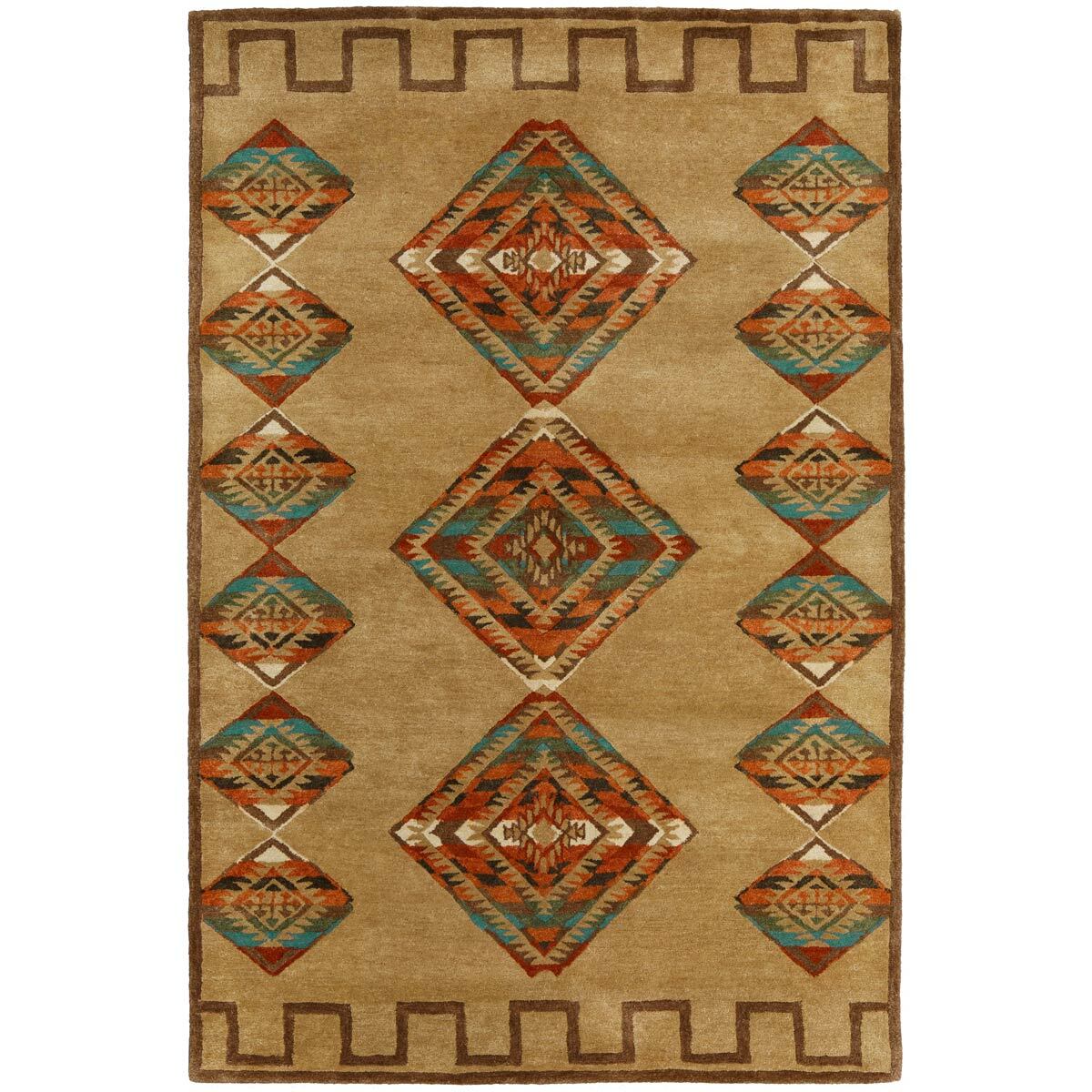 Desert Diamond Gold Rug Collection