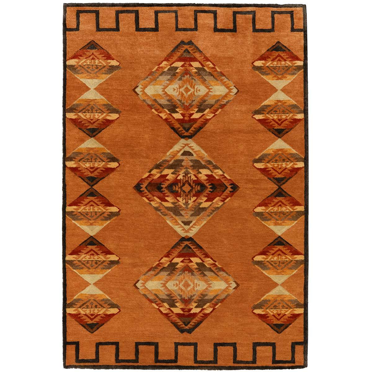 Desert Diamond Terra Cotta Rug Collection