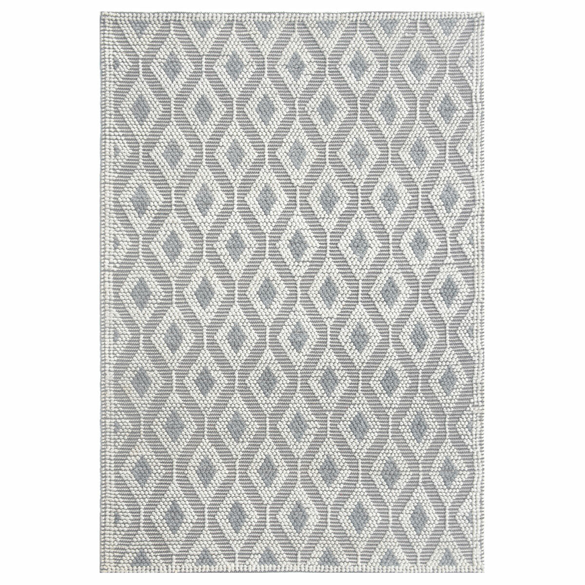Gray Diamond Vines Rug Collection