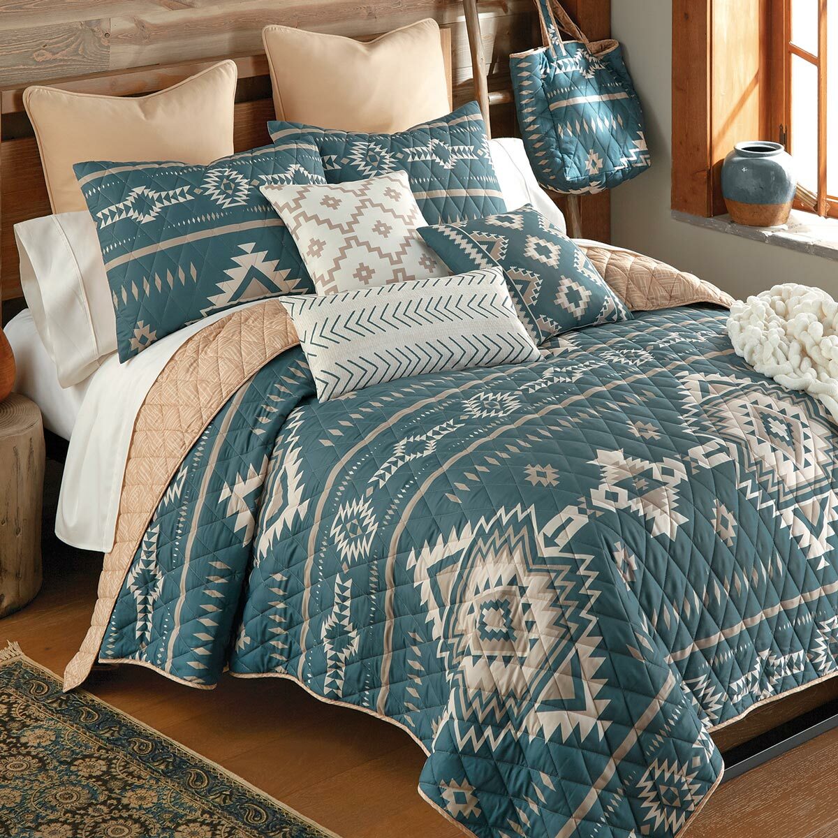 River Diamonds Quilt Bedding Collection