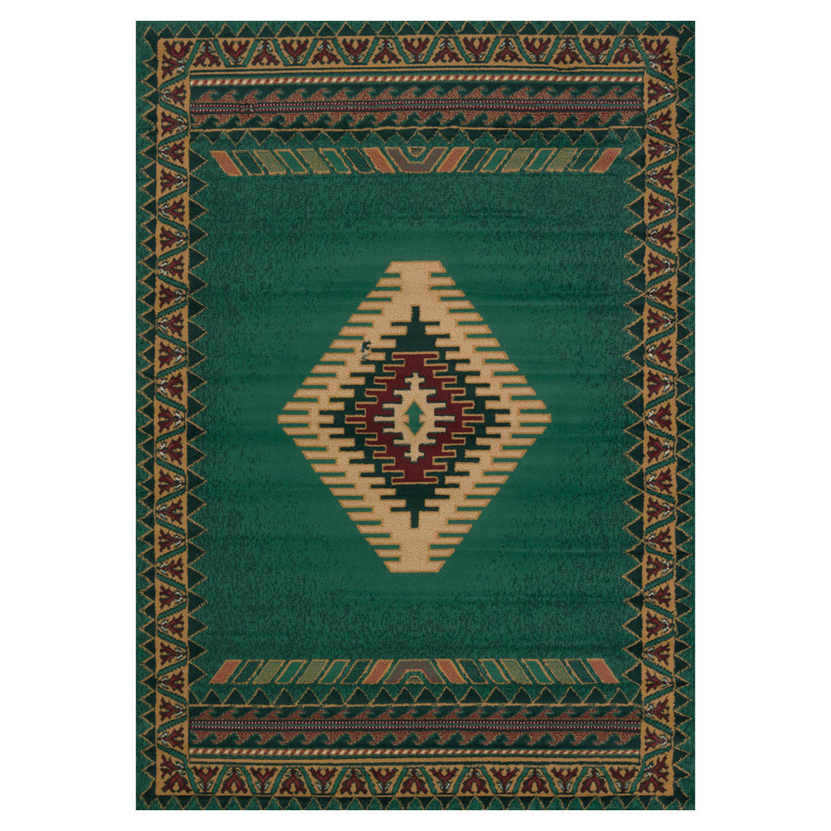 Tucson Green Rug Collection