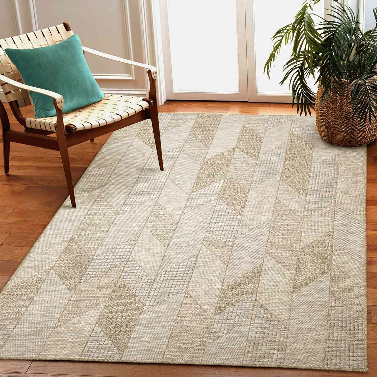 Sandy Chevrons Indoor/Outdoor Rug Collection