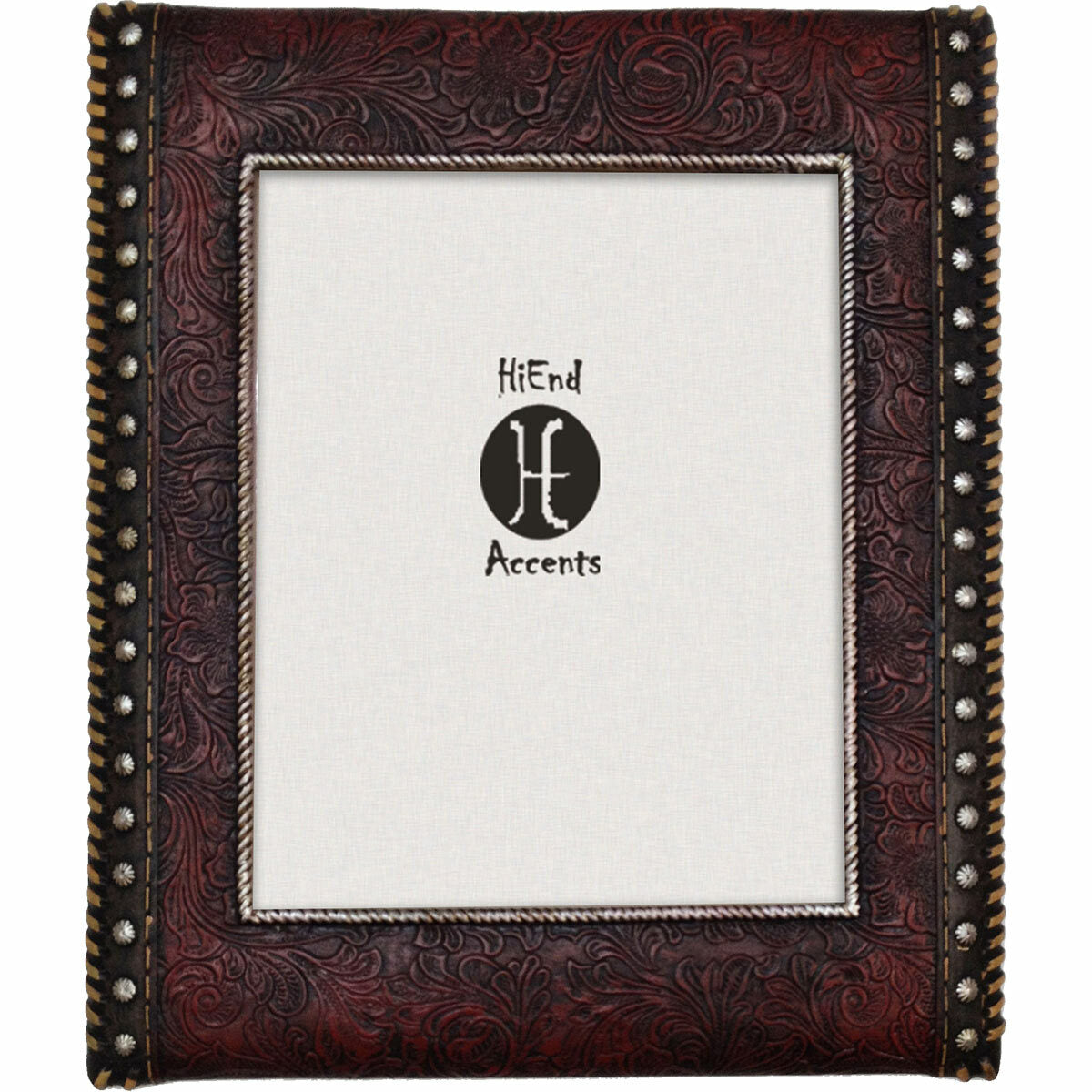 Studded Leather Photo Frames