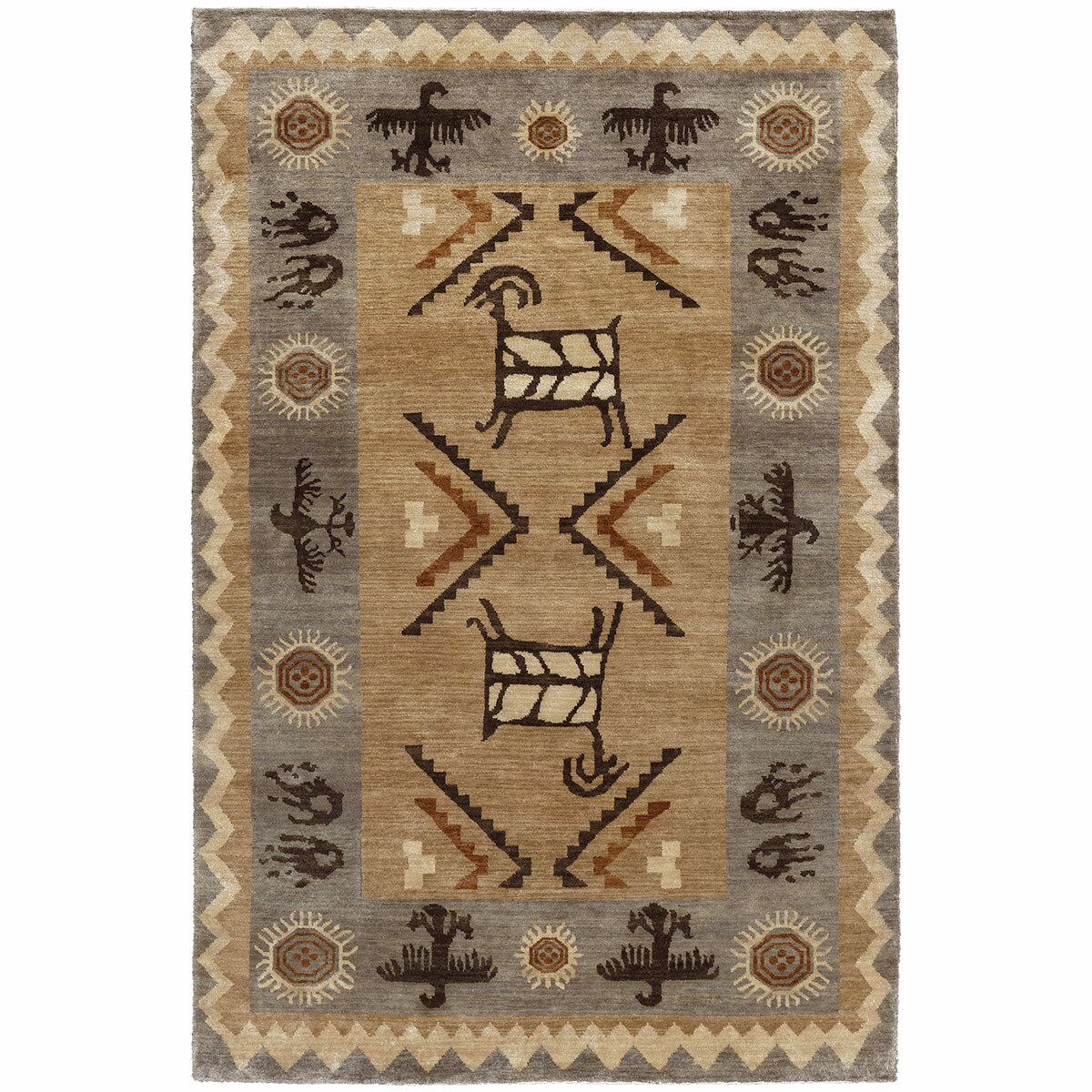 Sandy Petroglyphs Rug Collection