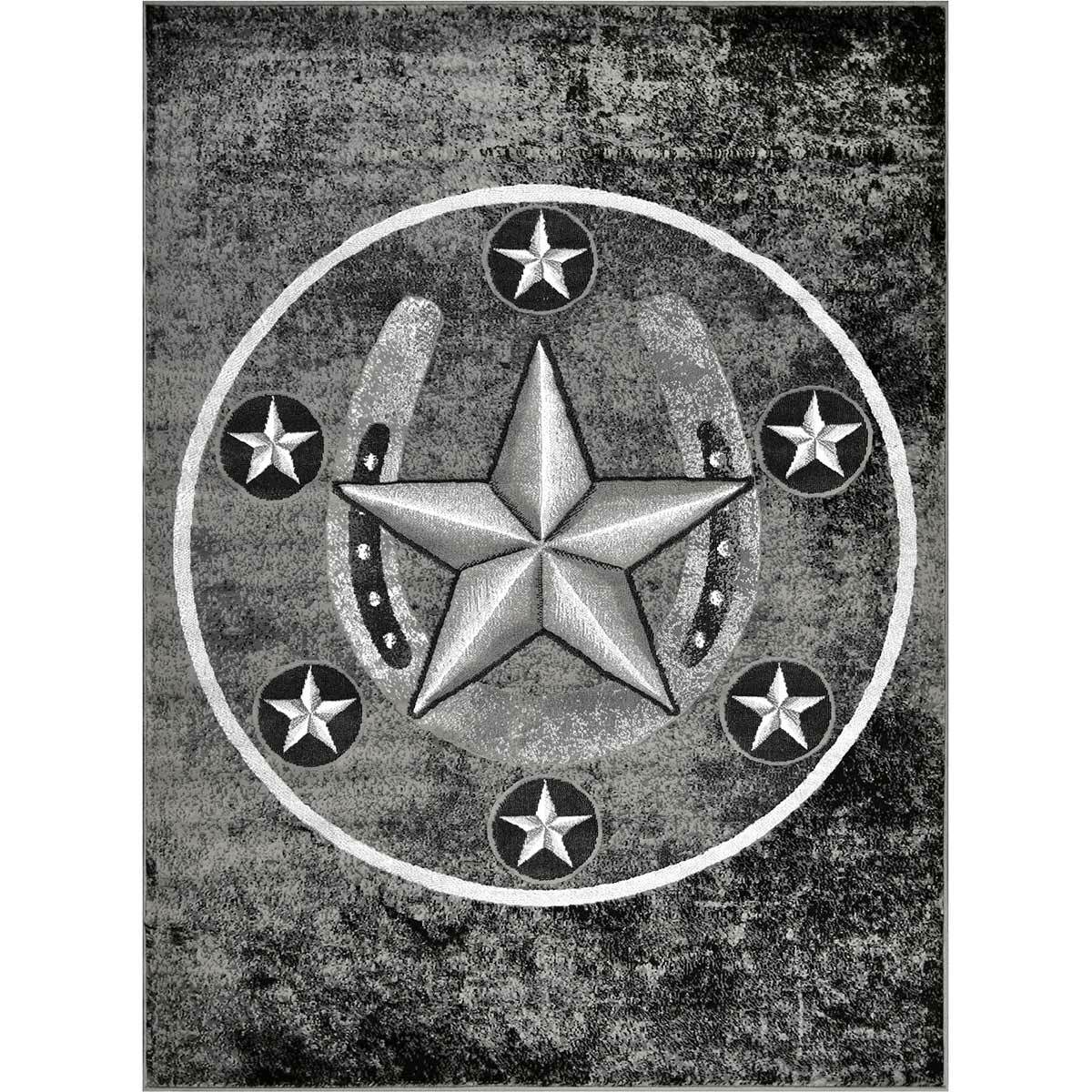 Lonestar Ranch Gray Rug Collection