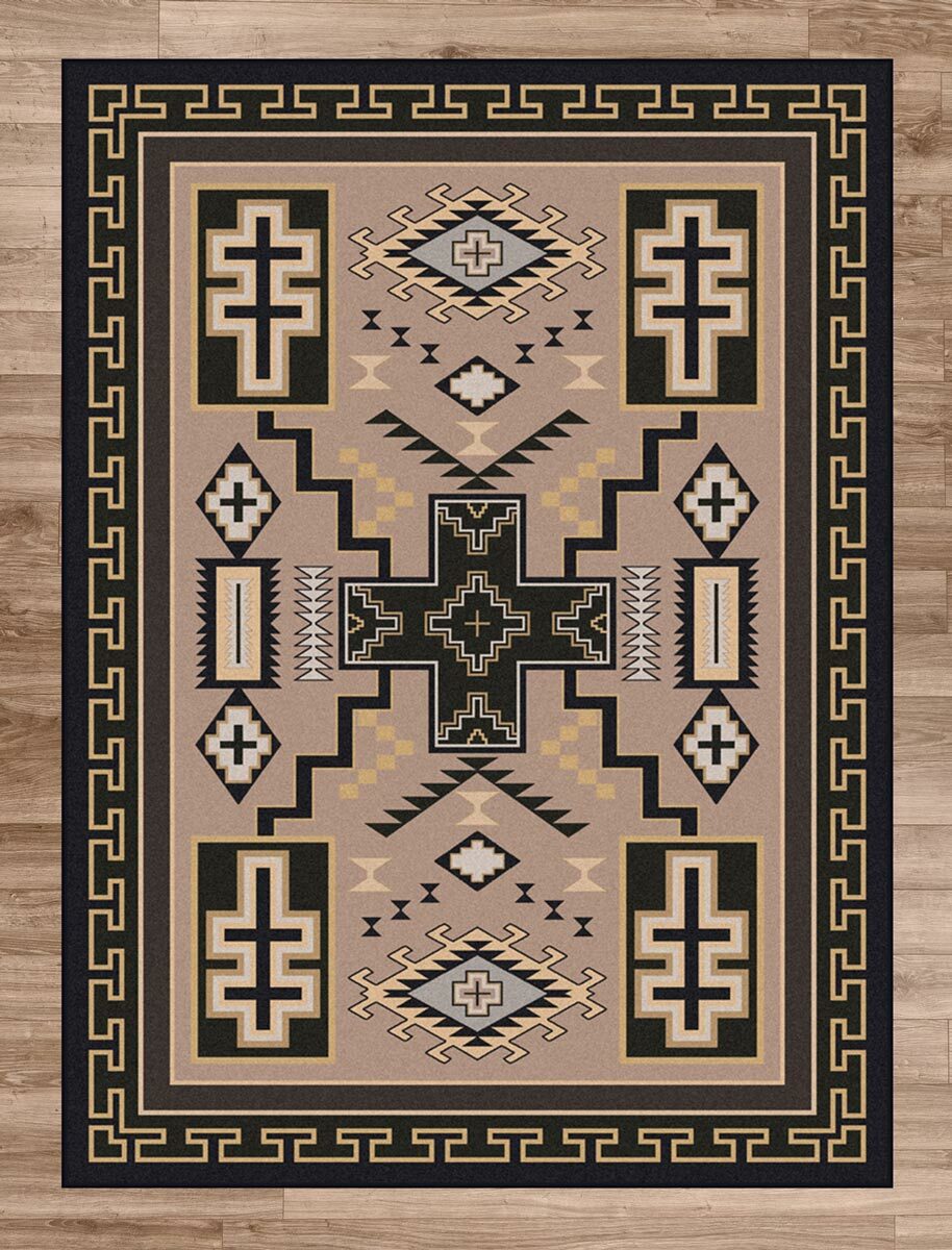 Double Cross Sand Rug Collection