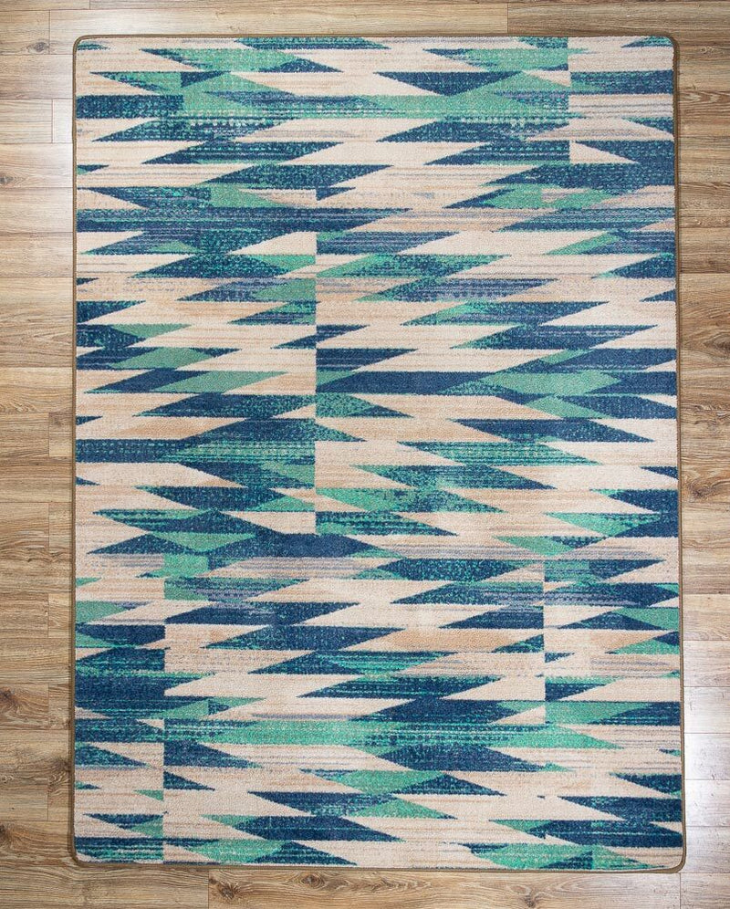 Wind River Rug Pattern River Path Rug Collection | Lone Star Western Decor