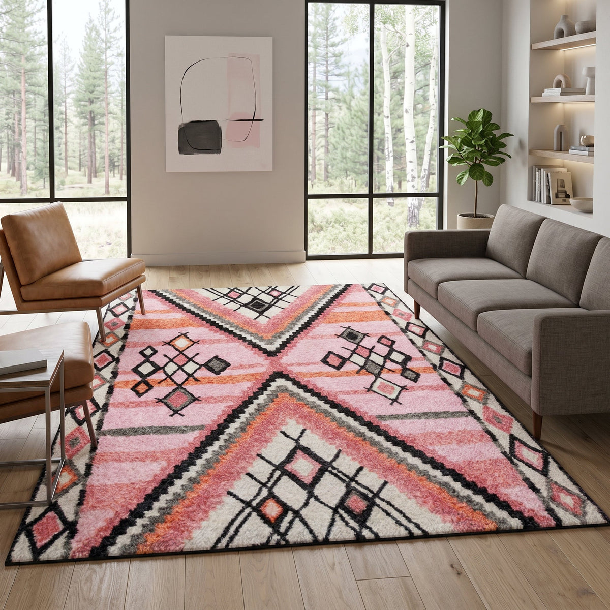 Arturo Pink Rug Collection