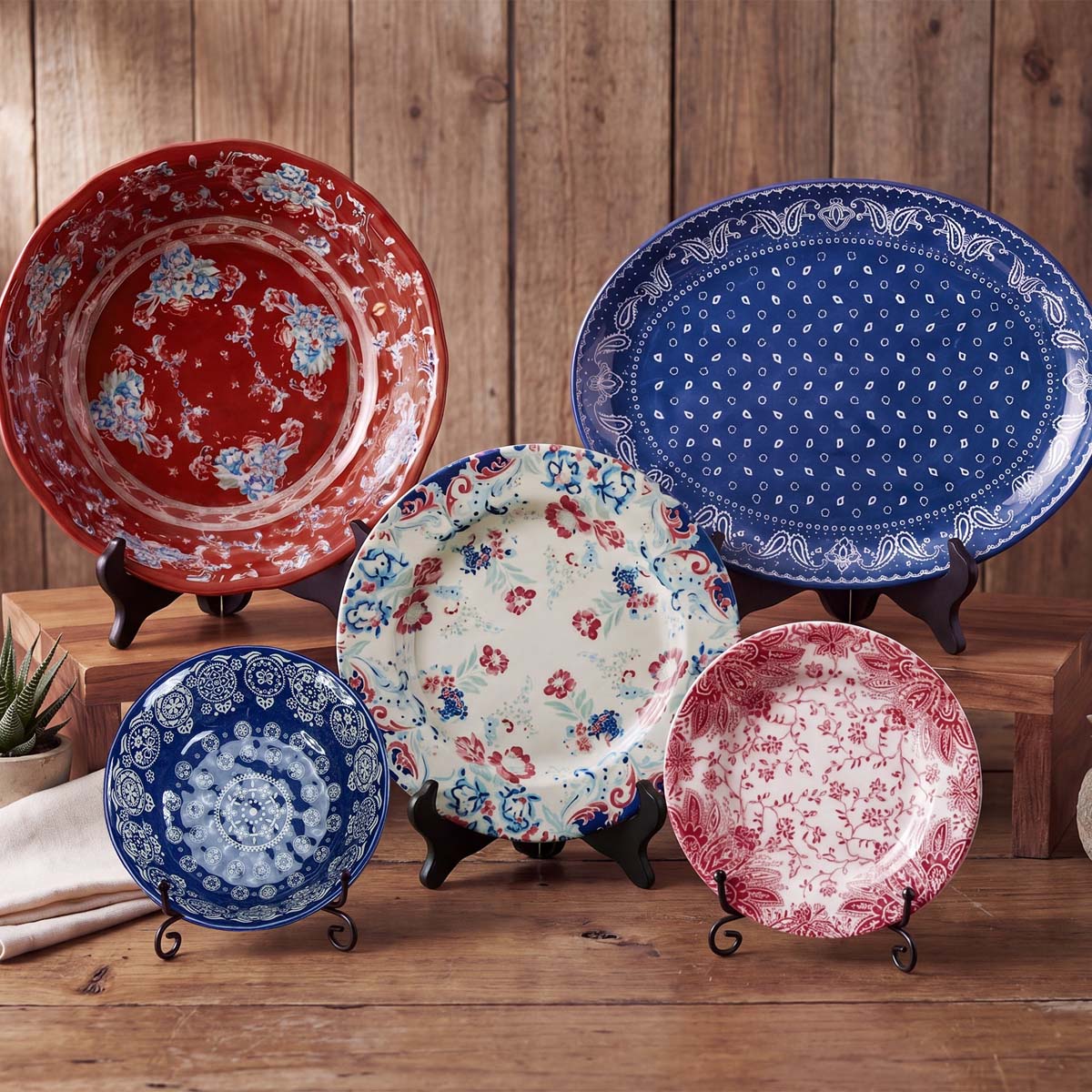 Patchwork Bandana Dinnerware Collection