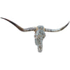 Authentic Longhorn Skull with Platinum Glass