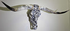 Authentic Longhorn Skull with Blue Stone