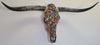 Authentic Longhorn Skull with Multi-Colored Stone