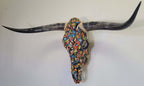 Authentic Longhorn Skull with Multi-Colored Stone