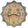 Twin Kokopelli Wall Clock
