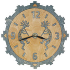 Twin Kokopelli Wall Clock