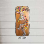 Dancing Kokopelli Rectangular Cutout Wall Art