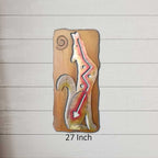 Coyote Howl Rectangular Cutout Wall Art