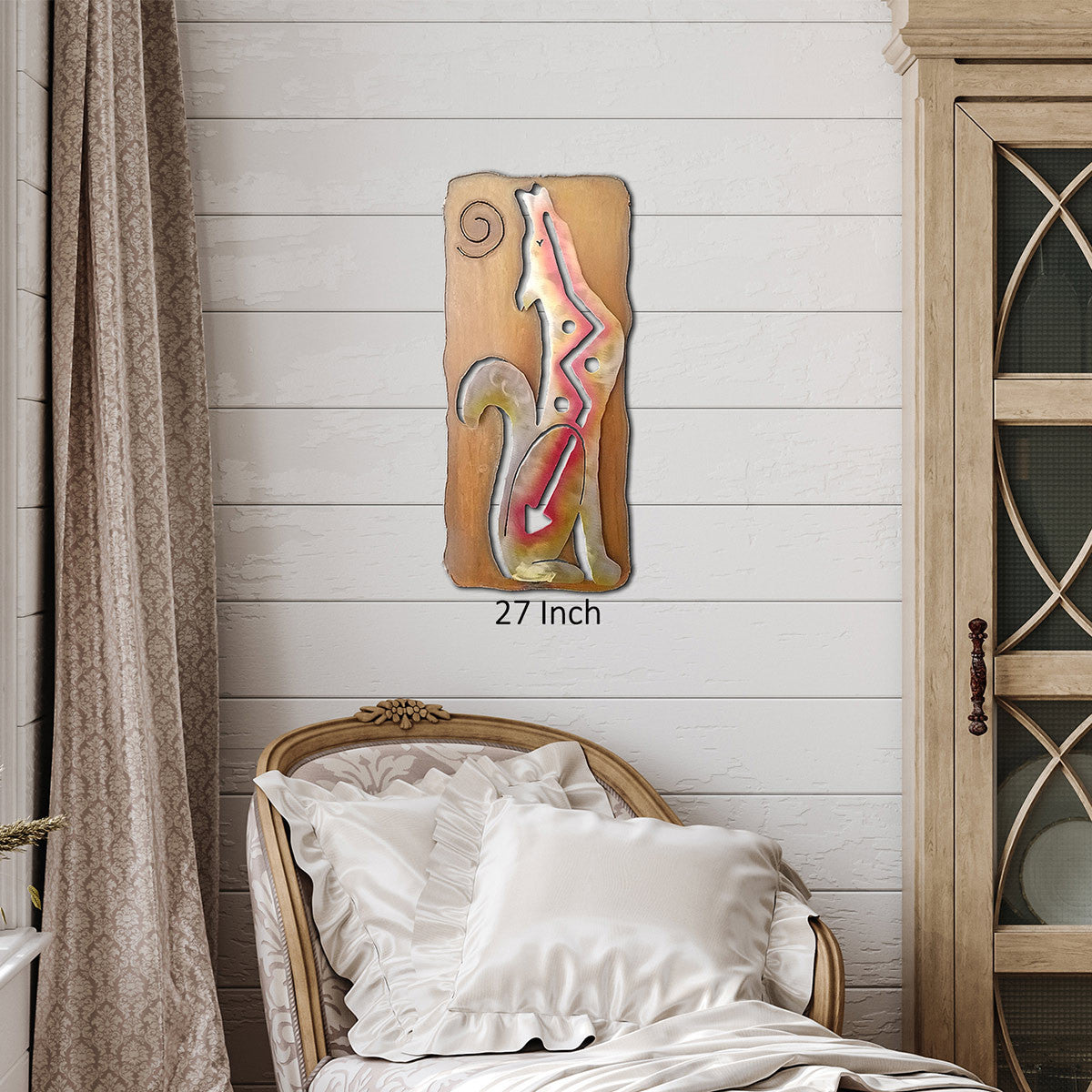 Coyote Howl Cutout Wall Art