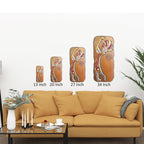 Golfing Kokopelli Rectangular Cutout Wall Art