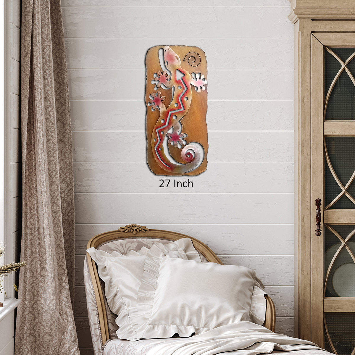 Taos Lizard Cutout Wall Art