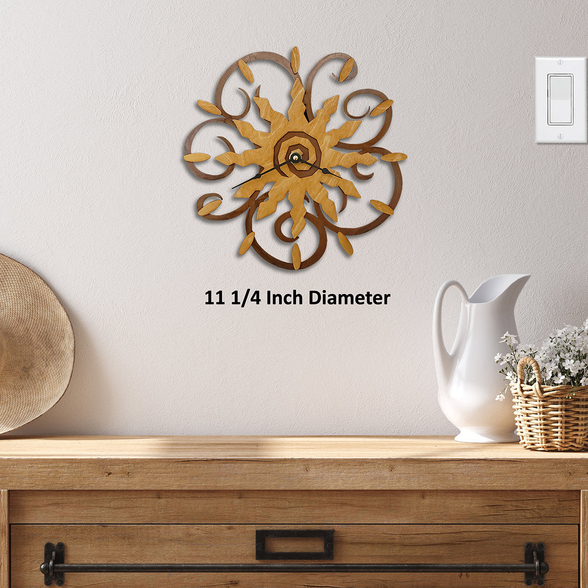 Canyon Sun Wall Clock