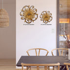 Desert Sun Wall Clock