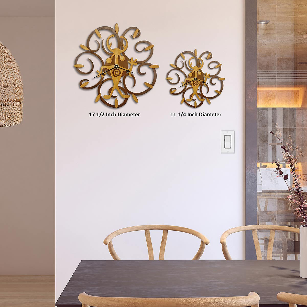 Rain Dance Wall Clock